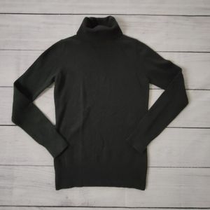 French Connection Turtleneck DARK GREEN Sz Small